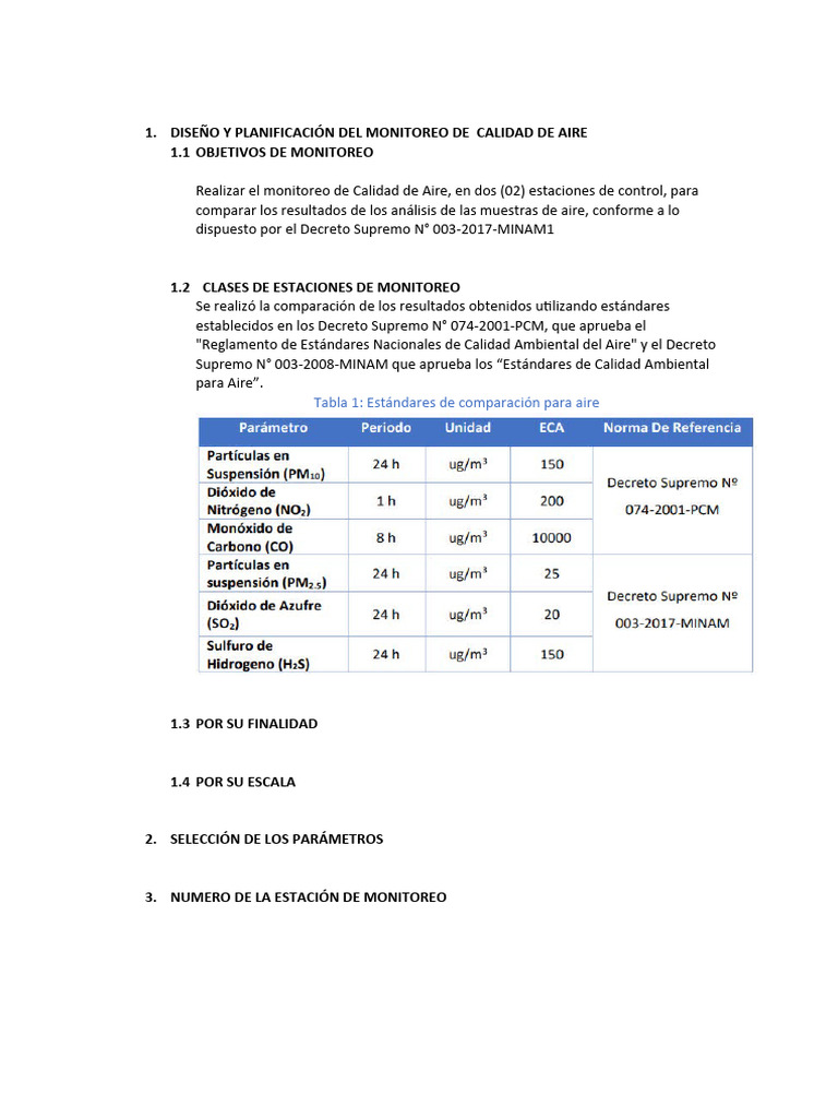 Monitoreo de Calidad de Aire en Estaciones | PDF | Ciencia y ...