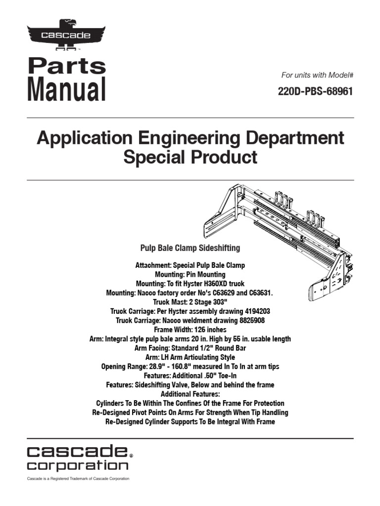 220D PBS 68961 | PDF | Screw | Equipment