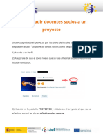 Cómo Añadir Docentes Socios A Un Proyecto