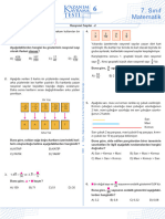 Sınıf 7. Sınıf Matematik Matematik