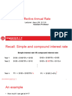 2.1 Effective Annual Rate