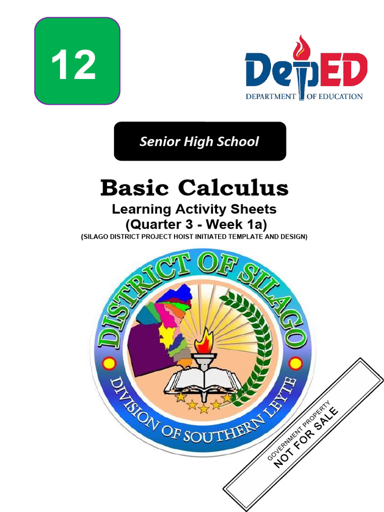 Basic calculus q3 las 1a download free pdf function mathematics