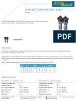 Filtros Coalescentes de Aceite DD y PD DD y PD