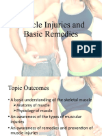 Muscle Injuries and Basic Remedies