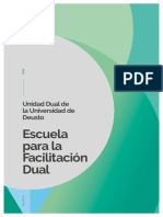 Dossier de La Escuela para La Facilitación Dual de La Universidad de Deusto