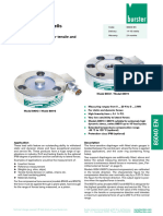 Precision Load Cells: Series 85040 and 85070 For Compressive Load, For Tensile and Compressive Forces