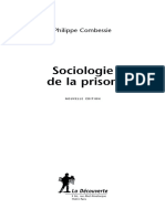Sociologie de La Prison by Combessie, Philippe (Combessie, Philippe)
