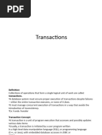 DBMS Transactions 1