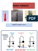 Fizica - Cls A VI-a ABCD - Dilatarea Termic