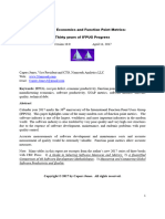 IYSM. Thirty Years of IFPUG. Software Economics and Function Point Metrics Capers Jones