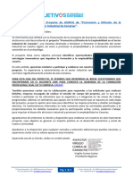 Carta Presentacion Asociados Proryecto Promocion y Empleabilidad Sector In... Strial