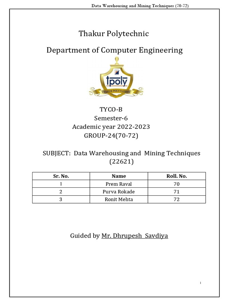 KNN Algorithm in Data Mining Project | PDF | Cluster Analysis ...