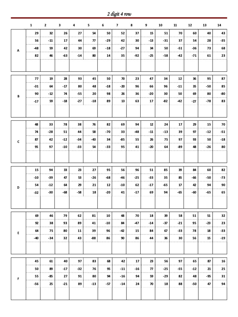 Fiches d'exercices sur l'abacus | PDF | Échecs