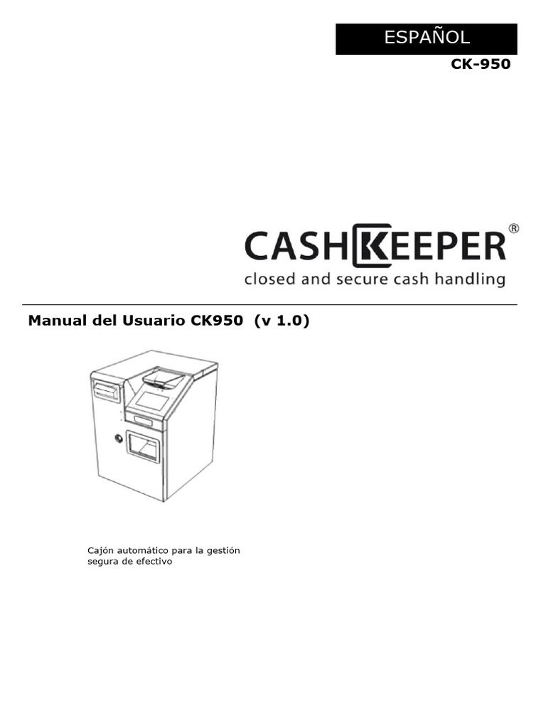 Cashkeeper ck950 | PDF
