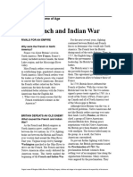 The French and Indian War Guided - Reading