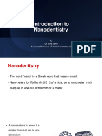 Introduction To Nanodentistry