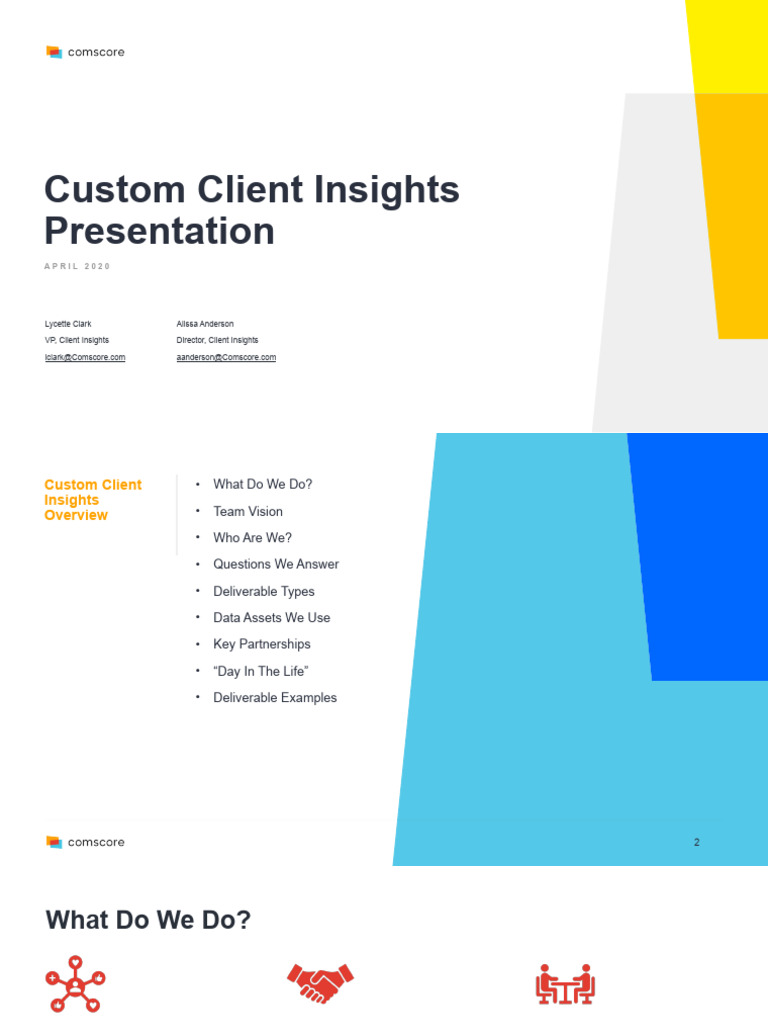 Custom Client Insights Overview | PDF