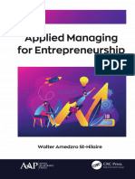 Amedzro St-Hilaire, Walter - Applied Managing For Entrepreneurship-Apple Academic Press (2021)