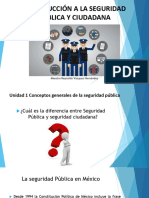 INTRODUCCIÓN y Desarrollo de LA SEGURIDAD PÚBLICA Y CIUDADANA PRESENTACIÓN PDF