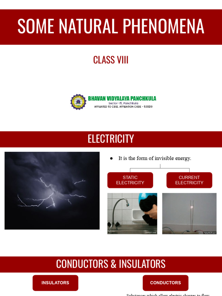 Class 8 Some Natural Phenomena Pdf Electric Charge Electrostatics