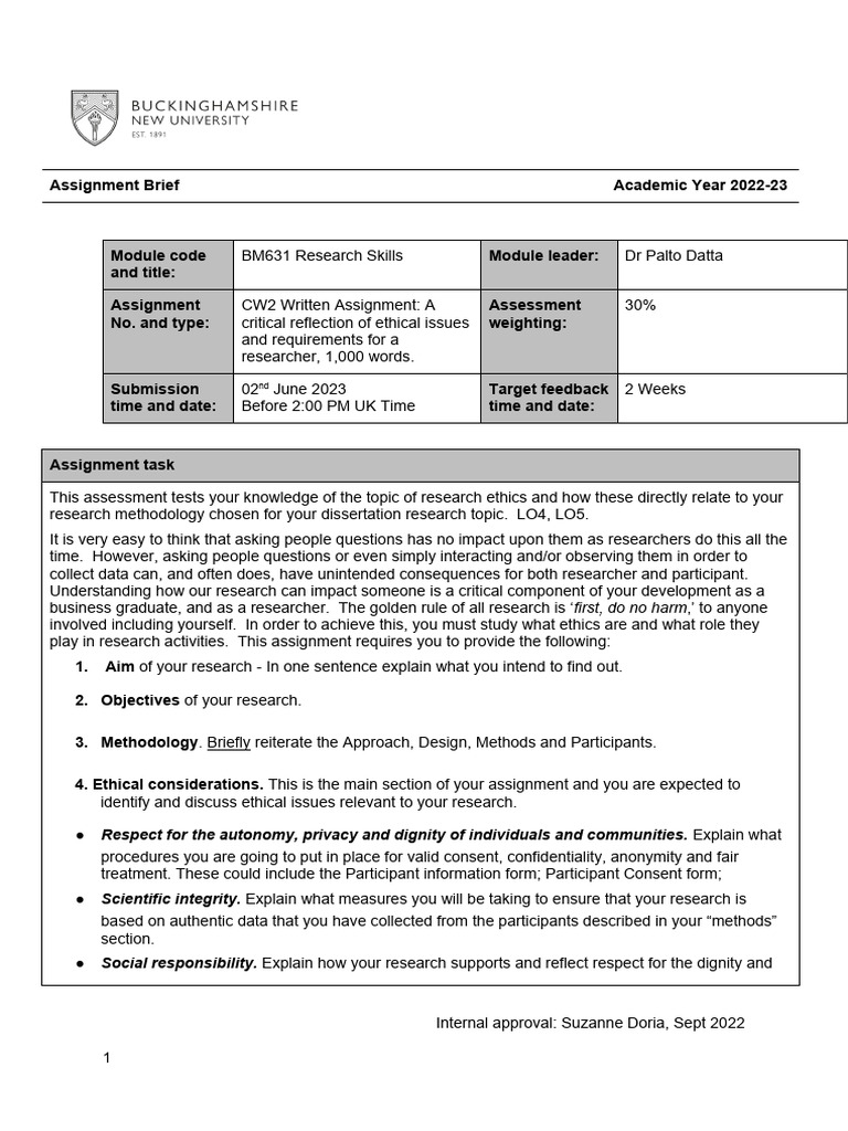 Maria BM631AssignmentBriefCW2202223IMApproved1121 Download