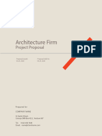 Architecture Firm Proposal Letter