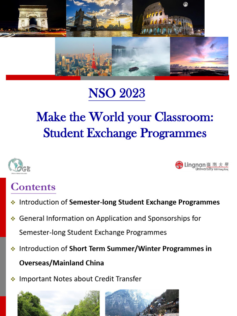 Lingnan University Exchange Programs Guide | PDF | Student Financial ...