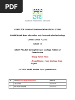 Paper Shortage Presentation by Hexa (Presentation + Proporsal)