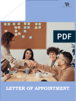 Letter of Appointment