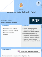 Formação Territorial Do Brasil - Parte 1