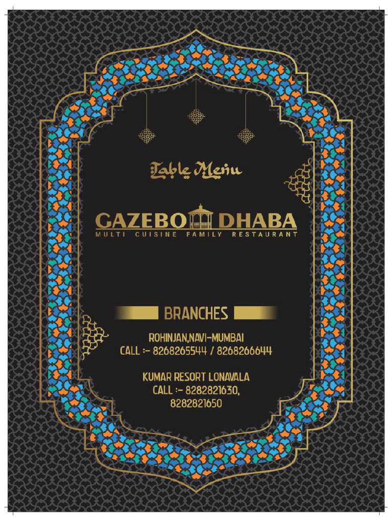 Gazebo Dhaba Table Menu Final PDF