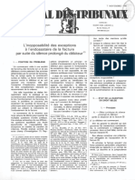 Inopposabilité Des Exceptions Lendossataire de La Facture Par Suite U Silence Prolongé Du Ébiteur ( )