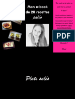 Ebook de 20 Recettes Paléo 2022