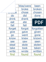 Irregular Verbs