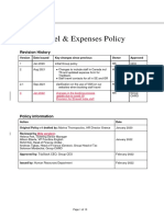 Travel & Expenses Policy v3 Jan22