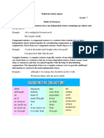 Kinds of Sentences Based On Structure