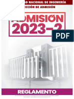 Reglamento de La Universidad Nacional de Ingenieria 2023 2