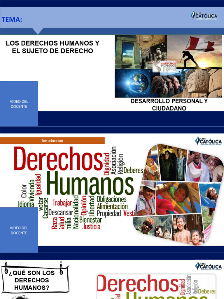 Derechos Humanos y Sujetos de Derecho | PDF | Justicia | Crimen y violencia