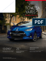 Toyota Yaris Cennik 2021