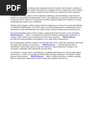 Teaching Thesis Lesson Plan