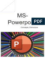MS-Powerpoint: Concepto, Estructura