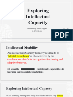 Exploring Intellectual Capacity