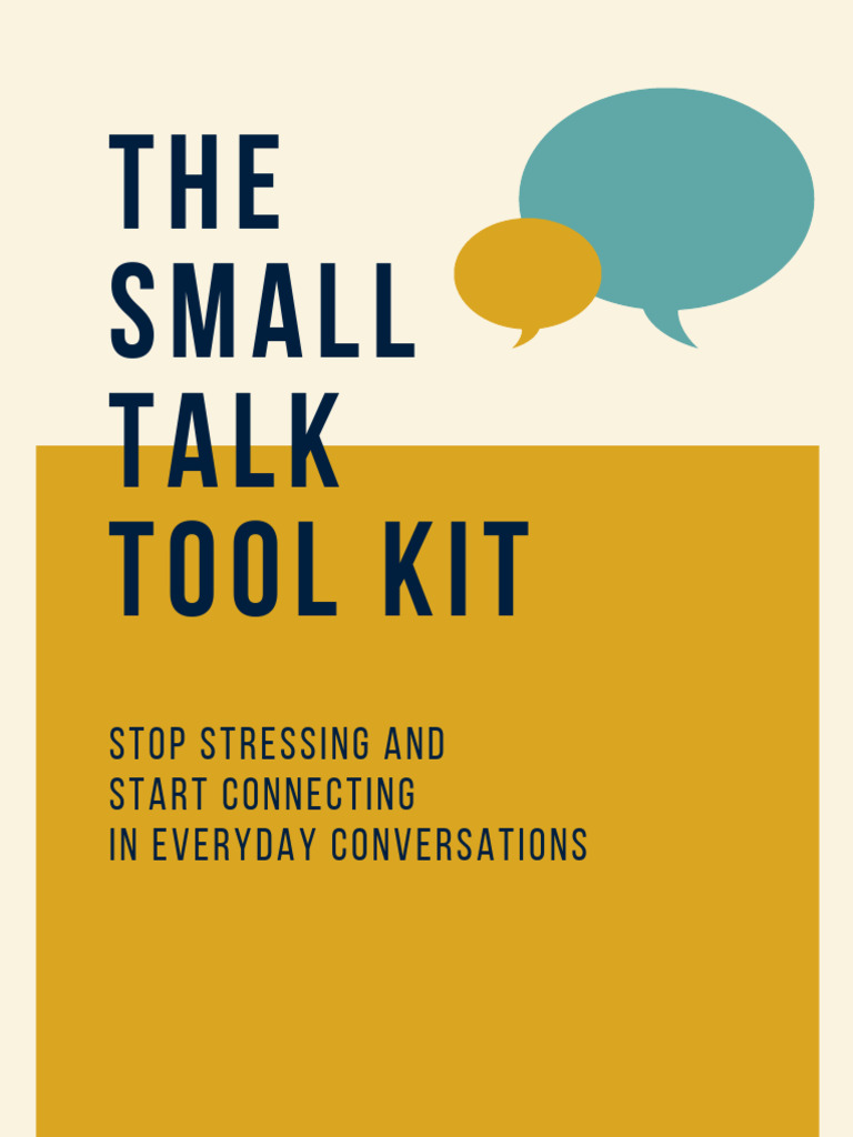 Small Talk Toolkit for Confident Conversations | PDF | Self-Improvement ...