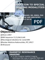 Introduction To Special Imaging Modalities