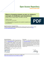 Ssoar-Ijse-2008-04-Prokop Et Al-Effects of Keeping Animals As