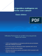 Neumonia Lipoídea Endógena en Paciente Con Cáncer (Caso Clinico)