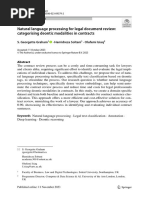 Natural Language Processing For Legal Document Review: Categorising Deontic Modalities in Contracts