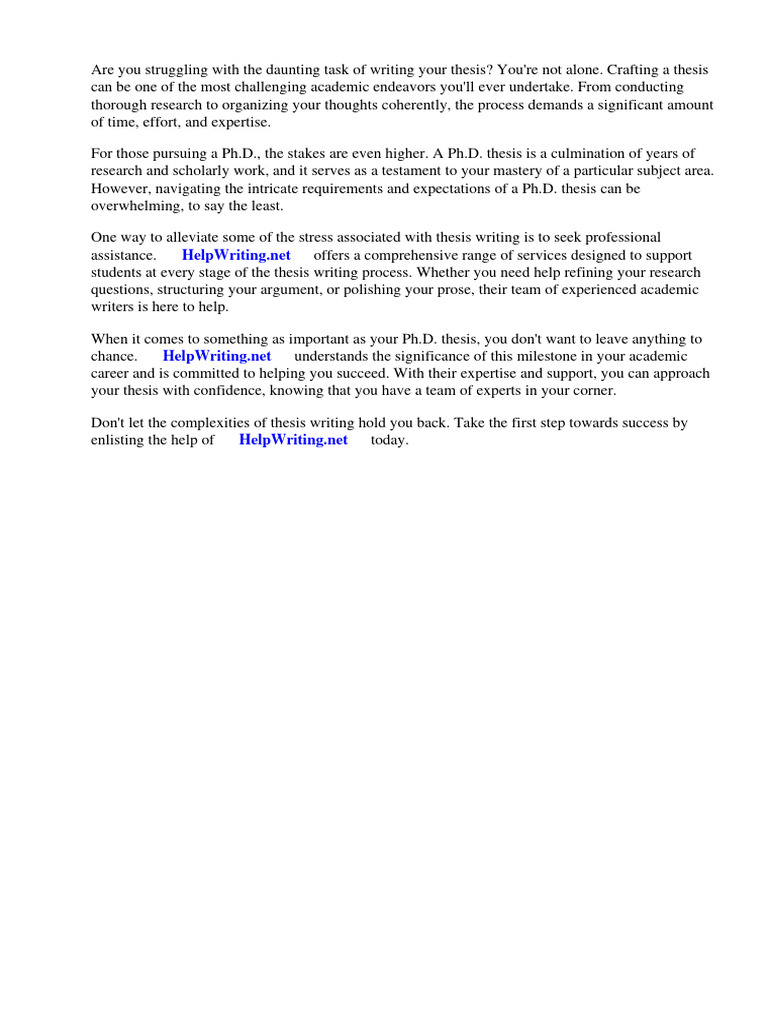 Mcgill PHD Thesis Template | PDF