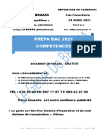 Competences Tle C Avril 2021