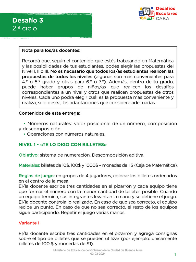 2do Ciclo Desafio 3 Corregido Con Ccok | PDF | Deportes y actividades ...